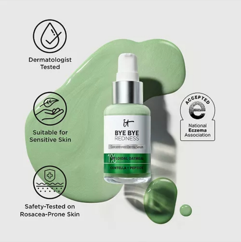 IT Cosmetics Bye Bye Redness Concentrated Derma Serum - Green and White - Picture 3 of 14